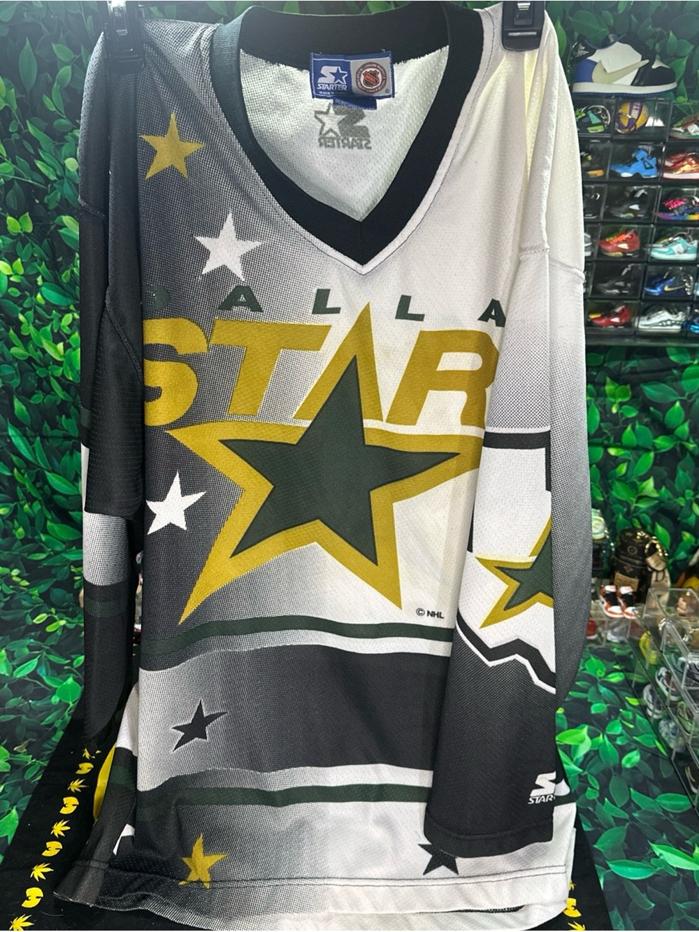 Vintage Dallas Stars Fanimation Starter Jersey Size Large